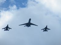 RAF Halton Airport, Halton, England United Kingdom (EGWN) - Sentinel and Tornados flypast - by Simon Palmer