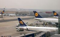 Frankfurt International Airport, Frankfurt am Main Germany (EDDF) - One of these birds isn´t equal like the others.... - by Holger Zengler