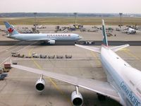 Frankfurt International Airport, Frankfurt am Main Germany (EDDF) - Big planes and bigger..... - by Holger Zengler
