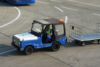 Burgas International Airport (Sarafovo Airport) - Baggage car Burgas-Sarafovo International Airport - by Attila Groszvald-Groszi