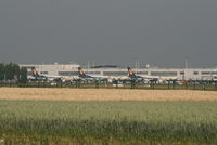 Brussels Airport, Brussels / Zaventem   Belgium (EBBR) - Terminal B (non Schengen) in the heat of summer - by Daniel Vanderauwera