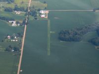 NONE Airport - Uncharted E-W farm strip on Henderson and Kimmel Roads - Portland, Michigan - by Bob Simmermon