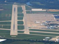 Chicago/rockford International Airport (RFD) - Looking down RWY 25 - by Bob Simmermon