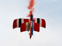 Hawarden Airport, Chester, England United Kingdom (EGNR) - Displaying at the Airbus families day - by Chris Hall