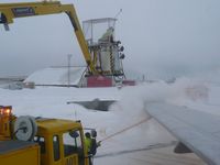 Kiruna Airport - A dark and cold morning at Kiruna Airport - by Tomas Milosch