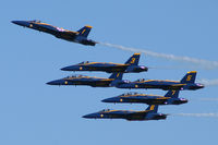 Fort Worth Alliance Airport (AFW) - US Navy Blue Angels - Alliance Airshow 2009 - by Zane Adams