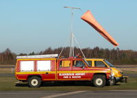 Blackbushe Airport, Camberley, England United Kingdom (EGLK) - ONE OF BLACKBUSHES FIRE TRUCKS - by BIKE PILOT