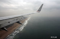 Los Angeles International Airport (LAX) - final approach to LAX - by Dawei Sun