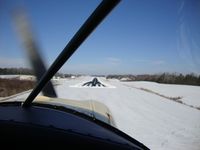 Mount Airy/surry County Airport (MWK) - Short Final 36 in a Luscombe 8A - by Robbie Thompson