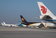 Vienna International Airport, Vienna Austria (VIE) - UPS N303UP, Air China, Air Moldowa, Ukraine International and TNT - by Dietmar Schreiber - VAP
