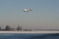 Brussels Airport, Brussels / Zaventem   Belgium (BRU) - A330-203 VT-JWG on approach to rwy 25L - by Daniel Vanderauwera