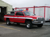 Swansea Airport, Swansea, Wales United Kingdom (EGFH) - Airport Fire and Rescue Services Dodge FIRE2 - by Roger Winser