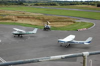 Swansea Airport, Swansea, Wales United Kingdom (EGFH) - Busy Fuel Area - by Spencer Chilvers
