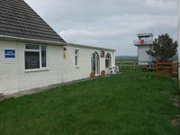 Pembrey Airport, Pembrey, Wales United Kingdom (EGFP) - Flight operations office, Amelia Restuarant and Coffee Shop and control tower - by Roger Winser