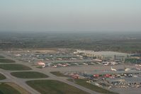London Stansted Airport, London, England United Kingdom (EGSS) - Stansted, closed by volcanic ash,  provides an opportunity for balloon flight - by Pete Hughes