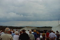 Swansea Airport, Swansea, Wales United Kingdom (EGFH) - The Red Arrows approaching the airport from the east on thier way from the Eastbourne Airshow to RAF Valley  - by Roger Winser