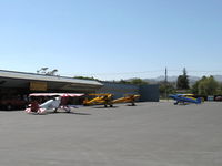 Santa Paula Airport (SZP) - Early Arrivals-National Bucker Fli-In - by Doug Robertson