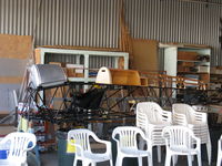 Santa Paula Airport (SZP) - Bucker fuselage - by Doug Robertson