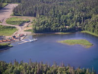 Island Lake Seaplane Base (2R3) - Alaska West Air Dehavilland DHC-3, N87AW on downwind to 2R3 (Island Lake-Kenai, AK). - by Mark Kalfas