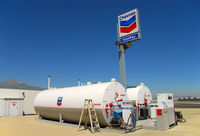 Cable Airport (CCB) - Fuel Island. - by Marty Kusch