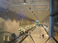 Québec/Jean Lesage International Airport (Jean Lesage International Airport), Quebec City, Quebec Canada (CYQB) - Registering desks inside new terminal that opened in 2008. - by olinadeau