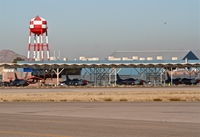 Tucson International Airport (TUS) - The 162nd Fighter Wing, Arizona ANG hangars and a bunch of F-16's.
 - by Mark Kalfas