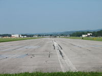 William T. Piper Memorial Airport (LHV) - Looking down RWY 27 at 2010 Sentamental Journey - by Sam Andrews