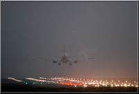 Bordeaux Airport, Merignac Airport France (LFBD) - 737 BAW by night runway 23 - by Jean Goubet/FRENCHSKY