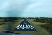 Gene Snyder Airport (K62) - On short Final Approach to K62 Runway 3. Beech Sundowner. - by Charlie Pyles