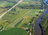 Fort Atkinson Municipal Airport (61C) - 61C from the south - by Gary Dikkers