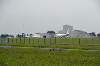 Kent International Airport - Manston Airport view from the Spitfire and Hurricane Memorial Museum. - by Martin Browne