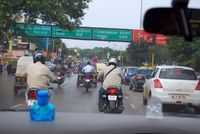 Pune Airport / Lohegaon Air Force Base - Road to pune airport - by dayanand