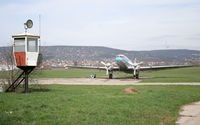 Budaörs Airport - Old watch-tower and Lisunov Li-2 - by Attila Groszvald-Groszi
