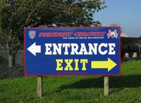 Pembrey Airport, Pembrey, Wales United Kingdom (EGFP) - The Pembrey motor racing circuit uses part of a runway and perimeter track of the former RAF Station Pembrey airfield site. - by Roger Winser