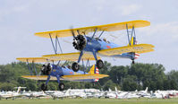 Wittman Regional Airport (OSH) - Formation Departure - by Todd Royer