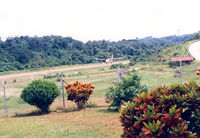 Belaga Airport - Belaga airfield , Sarawak , Aug '88 Landing Twin Otter , 9M-MDL - by Henk Geerlings