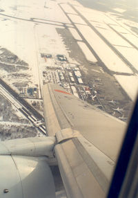 New Chitose Airport - Departure from Citose Airport on the way to Narita , Feb 1990 - by Henk Geerlings