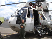 Kalaeloa (john Rodgers Field) Airport (JRF) - Cheyenne Ritt, Naval Air Museum Barbers Pt, Honolulu Comm Coll open House day at Hangar 111, Kalaeloa Airport. - by Brad Hayes