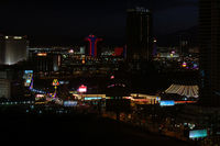 Harry Reid International Airport (LAS) - Hand Held Las Vegas Strip- Good lens Test - by John Little