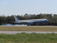 Wilmington International Airport (ILM) - Vice President Biden's Air Force 2 touchdowns at ILM - by Mike Rosenthal
