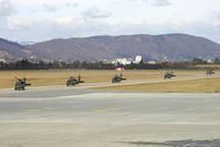 Graz Airport, Graz Austria (LOWG) - 5 US Army Blackhawks are just arriving from LNZ/LOWL - by Robert Schöberl