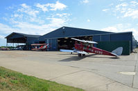 Lashenden/Headcorn Airport, Maidstone, England United Kingdom (EGKH) - The Hangars at EGKH. - by Martin Browne