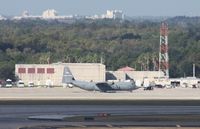 Orlando International Airport (MCO) - C-130 at Orlando for Military Air Tanker and Transport Convention - by Florida Metal