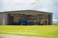 Challock Airport, Challock, England United Kingdom (EGKE) - WHERE THEY KEEP THE MOWER! - by Martin Browne