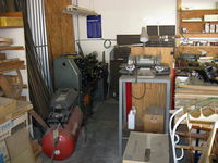 Santa Paula Airport (SZP) - Joe Krybus's Bucker Shop-Metalworking machines - by Doug Robertson