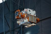Washington Dulles International Airport (IAD) - Spartan 201 Satellite at the Steven F. Udvar-Hazy Center, Smithsonian National Air and Space Museum, Chantilly, VA - by scotch-canadian