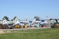 Gillespie Field Airport (SEE) - Outside the San Diego Air & Space Museum's Annex - by Ingo Warnecke