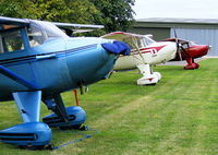 Oaksey Park Airport, Oaksey, England United Kingdom (EGTW) - at the Luscombe fly-in at Oaksey Park - by Chris Hall