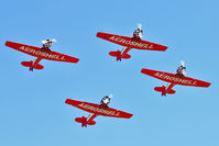 Wittman Regional Airport (osh) - The Aeroshell Display Team at 2011 Oshkosh - by Terry Fletcher