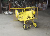 Santa Paula Airport (SZP) - RCAF Pedal Biplane CF-IVO - by Doug Robertson